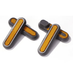 Set ukrasnih školjki V2 s reflektirajućom elementom (4kom) za Xiaomi električne romobile novije generacije (4, 4 Lite, 4 Pro)