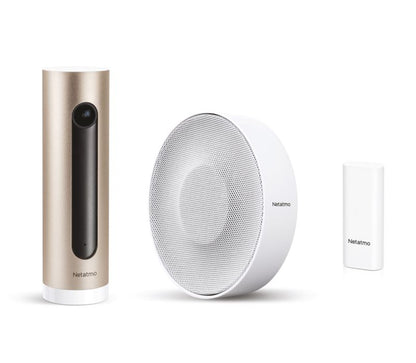 Netatmo Smart Alarm System - Indoor Camera + Sirena Senzori Za Vrata I Prozore Nadzorna Kamera