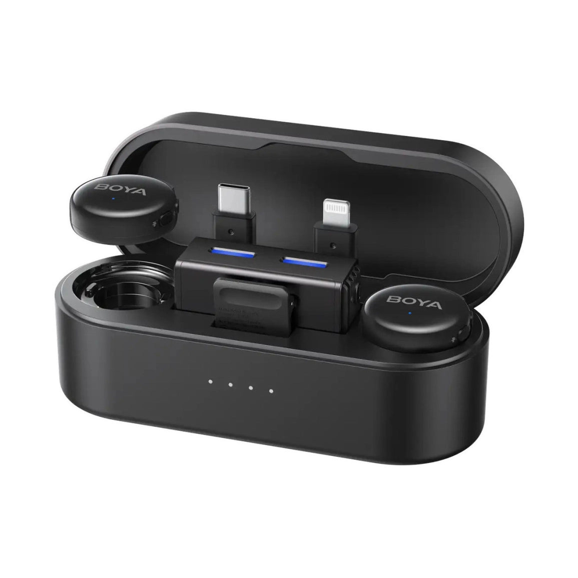 Mikrofon BOYA Boyalink 3-02, bežični, USB C, crni