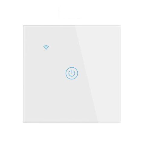 Pametni zidni prekidač za svjetlo jednostruki bijeli