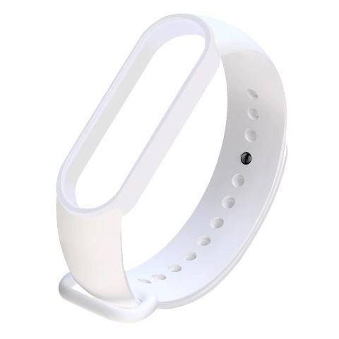 Silikonski remen/narukvica za Mi Band 5 i Mi Band 6 bijele boje