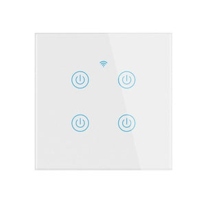 Pametni zidni prekidač za svjetlo četverostruki bijeli