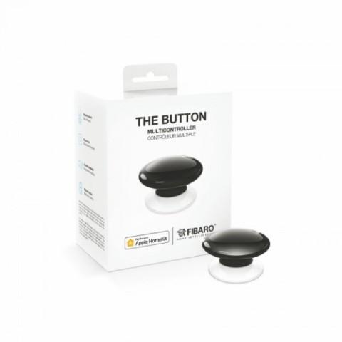 Fibaro The Button bežični prekidač crne boje HomeKit