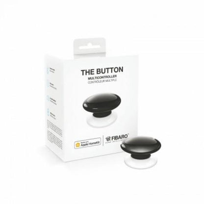 Fibaro The Button bežični prekidač crne boje HomeKit