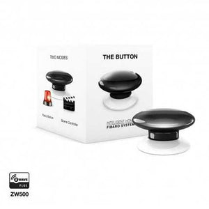 Fibaro The Button bežični prekidač crne boje Z-Wave