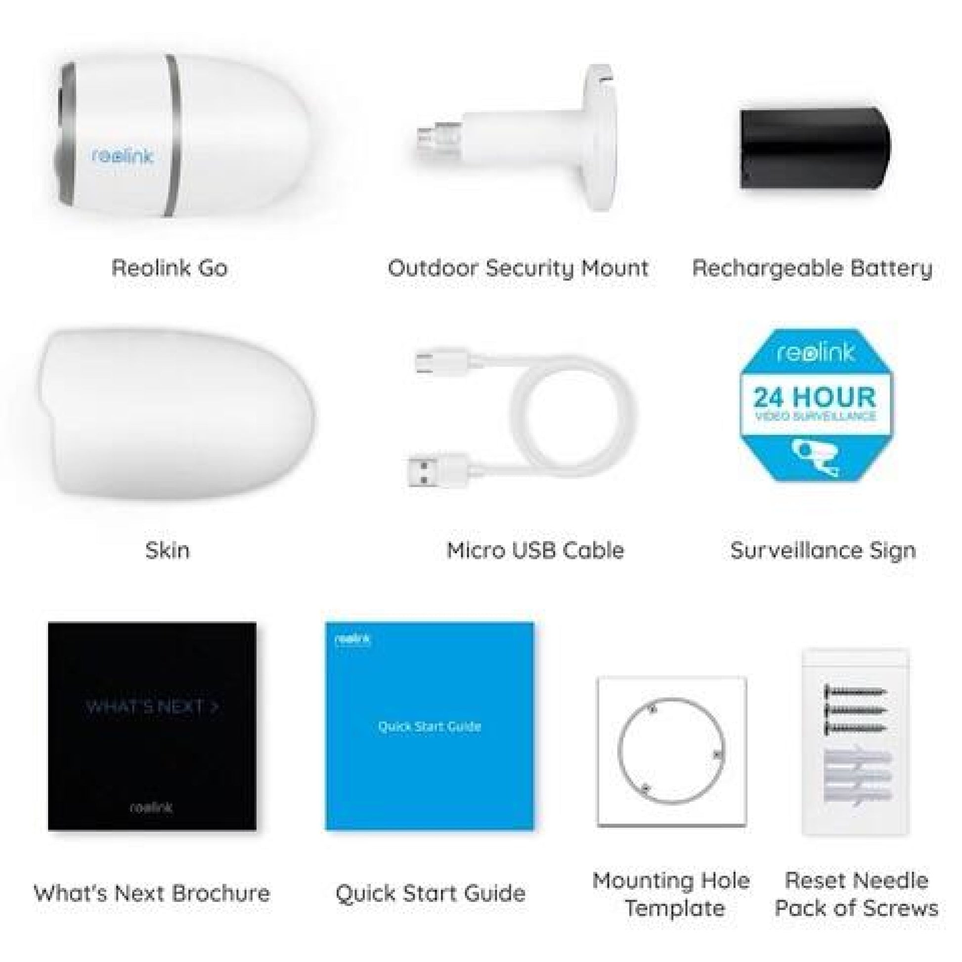 Reolink Go Ext 4G Lte 2K 4Mp Super Hd + 64 Gb Sd Kartica Gratis Nadzorna Kamera